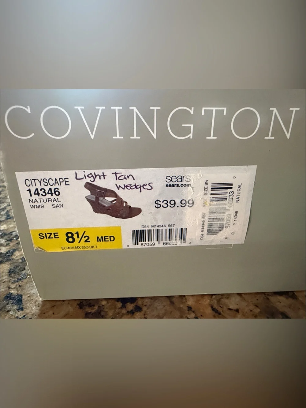 Covington Tan Braided Wedge Sandals